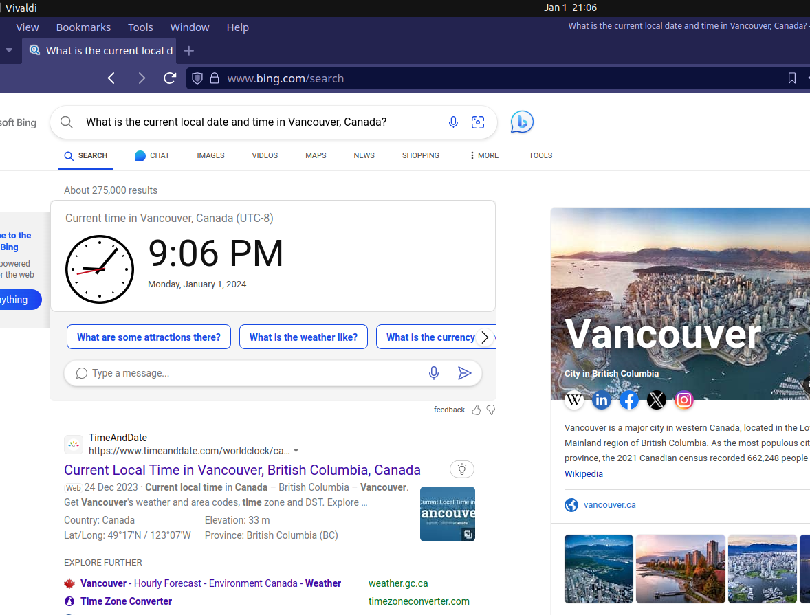 screenshot for Current Date and Time by Google